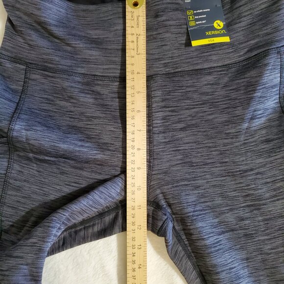 Xersion Fleece Lined Leggings Side Pockets Tights Women's Large NWT - Picture 7 of 9